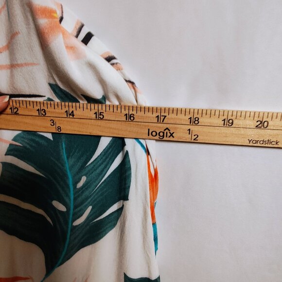 Slate & Willow Women's XS Palms Maxi Sleeveless Criss-Cross Dress - Picture 7 of 10